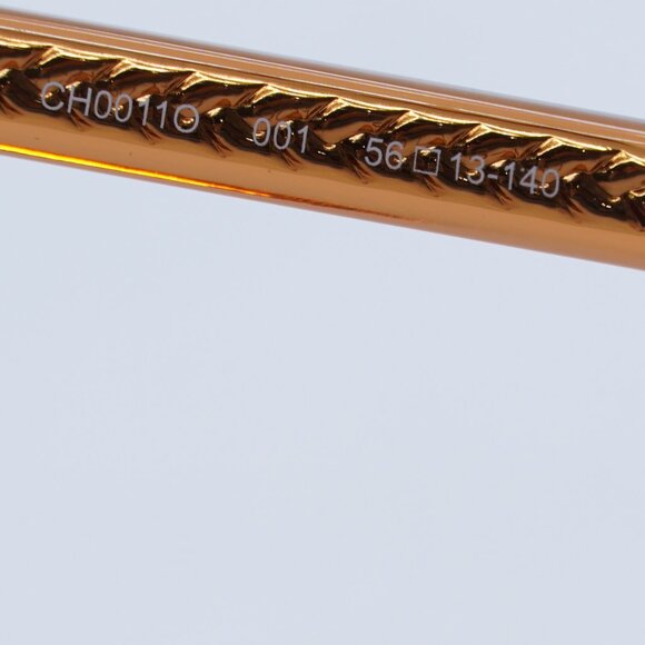 Chloe CH0011O 001 Eyeglasses Transparent Orange 56mm Butterfly Frame - Picture 7 of 13